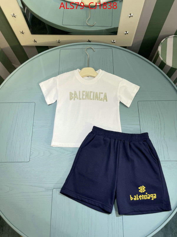 Kids clothing-Balenciaga top perfect fake ID: CJ1838 $: 79USD