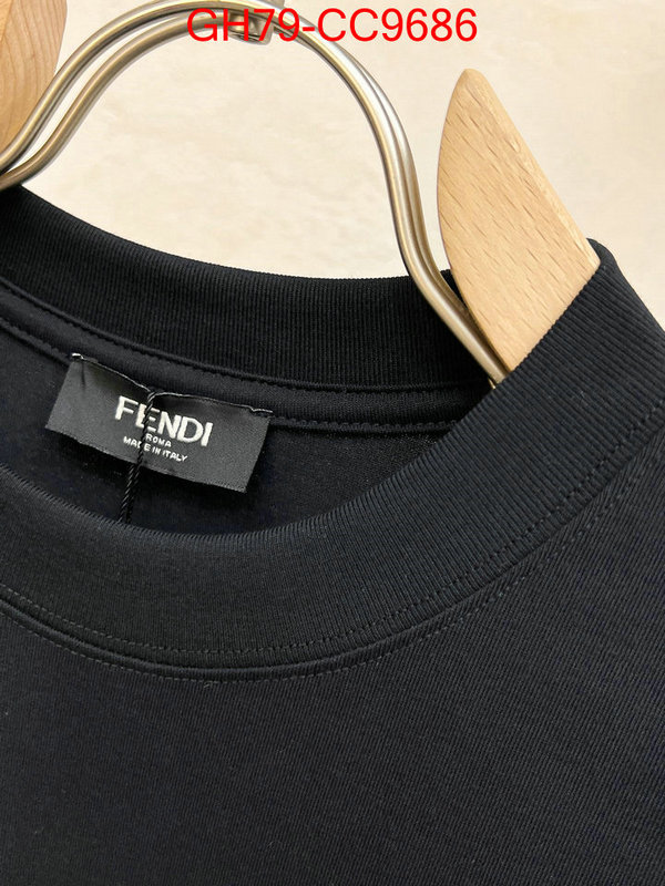 Clothing-Fendi best replica 1:1 ID: CC9686 $: 79USD