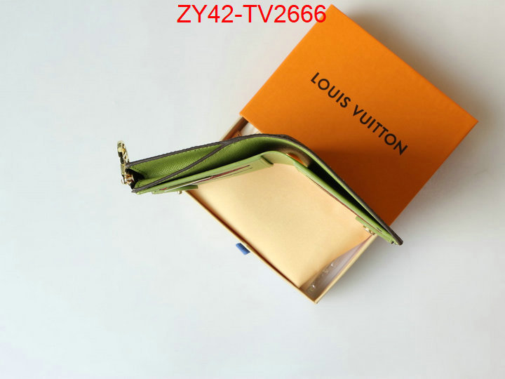 LV Bags(4A)-Wallet where quality designer replica ID: TV2666 $: 42USD,