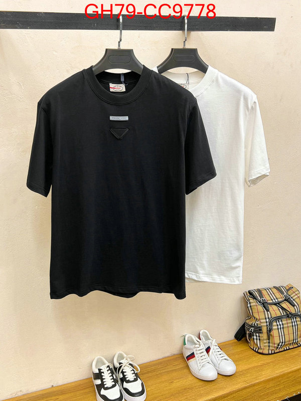 Clothing-Prada buy 1:1 ID: CC9778 $: 79USD