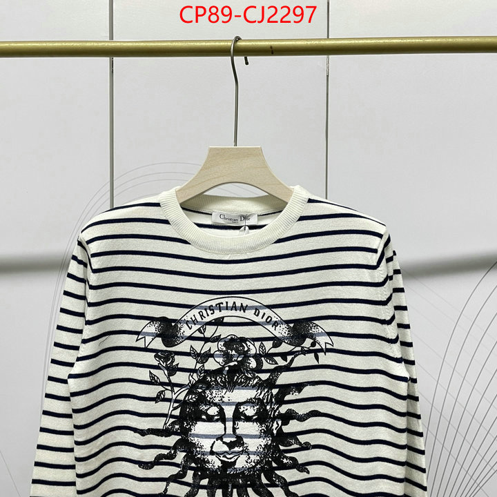 Clothing-Dior the highest quality fake ID: CJ2297 $: 89USD