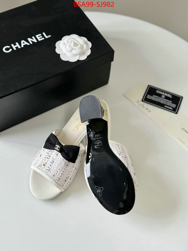 Women Shoes-Chanel high-end designer ID: SJ982 $: 99USD