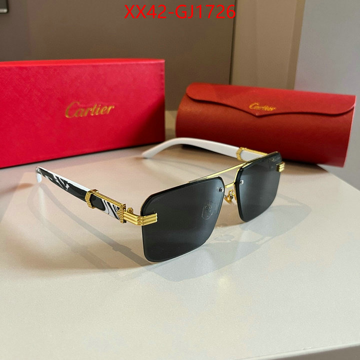 Glasses-Cartier from china 2024 ID: GJ1726 $: 42USD