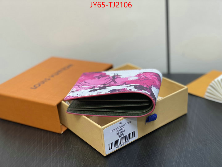 LV Bags(TOP)-Wallet best replica 1:1 ID: TJ2106 $: 65USD,