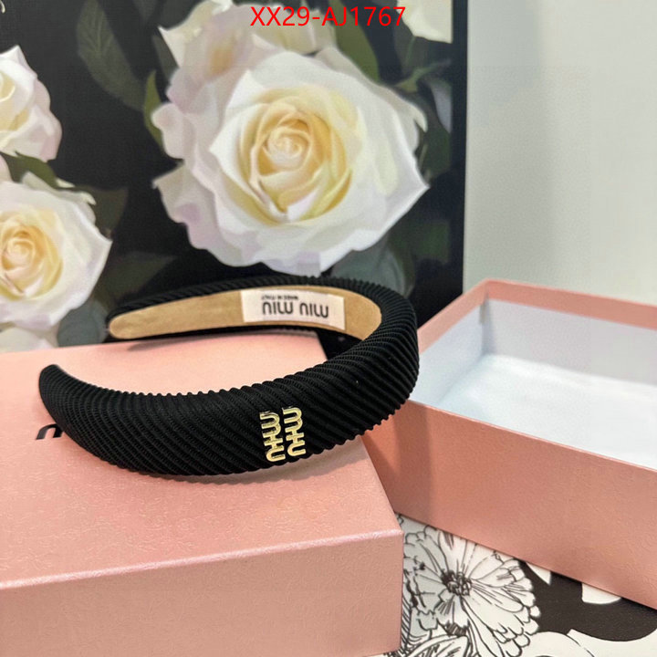 Hair band-MIU MIU replica 2024 perfect luxury ID: AJ1767 $: 29USD