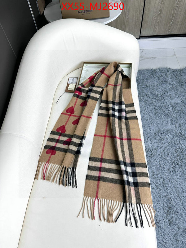 Scarf-Burberry perfect quality ID: MJ2690 $: 55USD