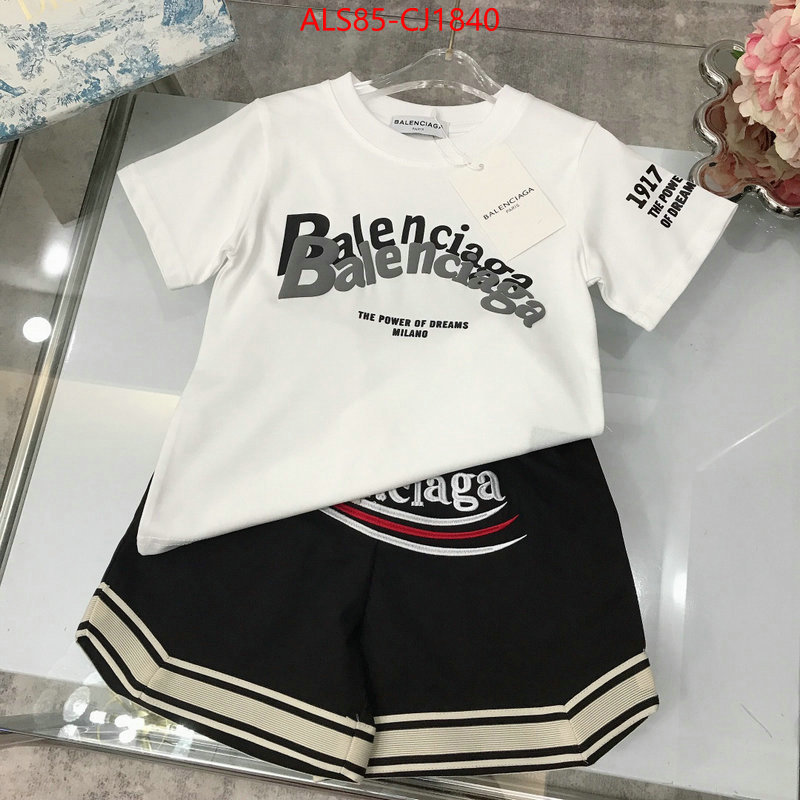 Kids clothing-Balenciaga replica 2024 perfect luxury ID: CJ1840 $: 85USD