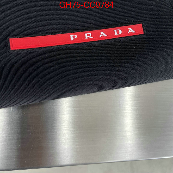 Clothing-Prada what's the best place to buy replica ID: CC9784 $: 75USD