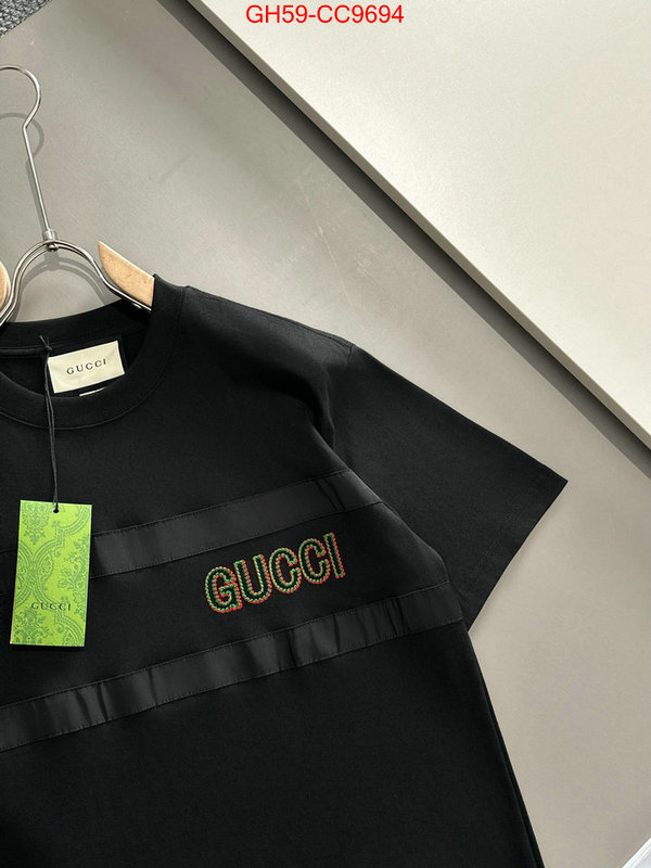 Clothing-Gucci wholesale designer shop ID: CC9694 $: 59USD