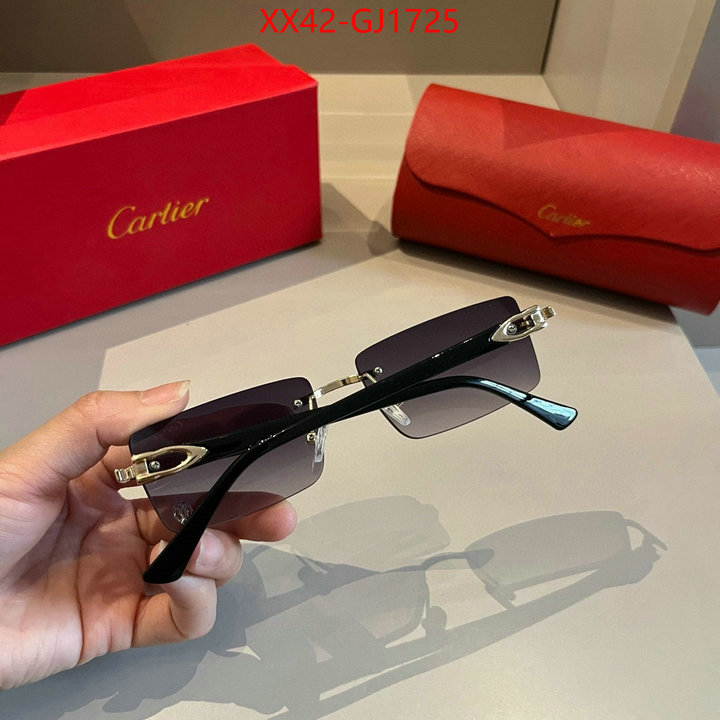 Glasses-Cartier best quality designer ID: GJ1725 $: 42USD