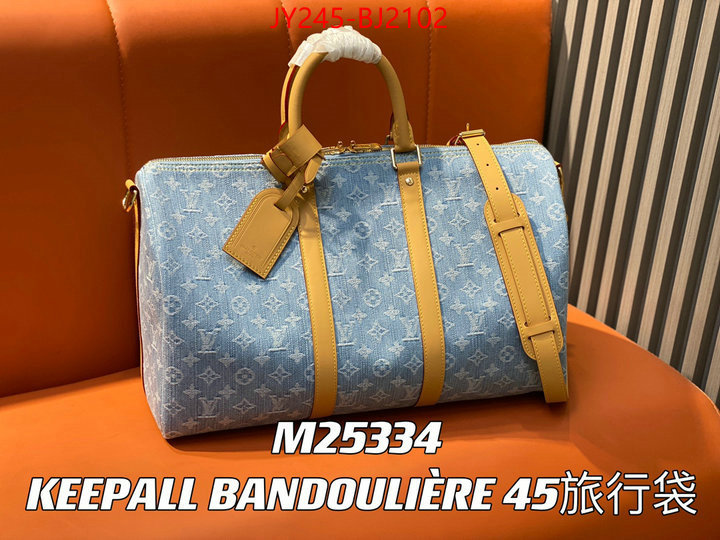 LV Bags(TOP)-Keepall BandouliRe 45-50- new 2024 ID: BJ2102 $: 245USD,