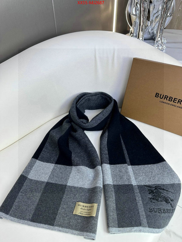 Scarf-Burberry fashion replica ID: MJ2687 $: 55USD