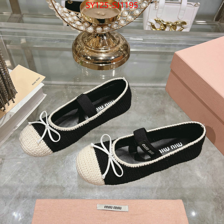 Women Shoes-Miu Miu what is a 1:1 replica ID: SJ1195 $: 125USD