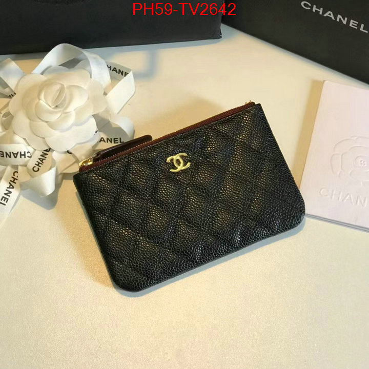 Chanel Bags(TOP)-Wallet- cheap high quality replica ID: TV2642 $: 59USD,