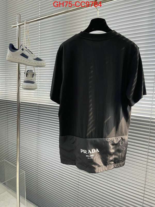 Clothing-Prada what's the best place to buy replica ID: CC9784 $: 75USD