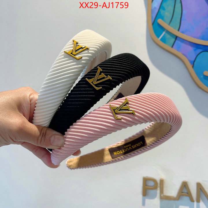 Hair band-LV replica ID: AJ1759 $: 29USD