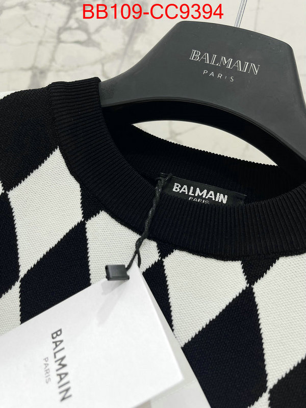 Clothing-Balmain 2024 luxury replicas ID: CC9394 $: 109USD