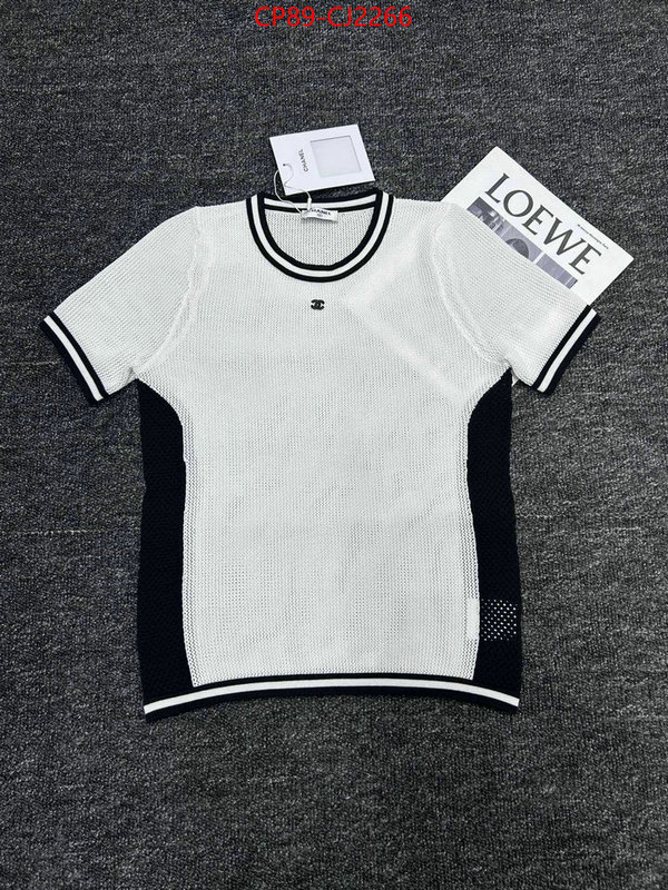 Clothing-Chanel online shop ID: CJ2266 $: 89USD