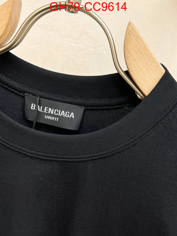 Clothing-Balenciaga best quality replica ID: CC9614 $: 79USD