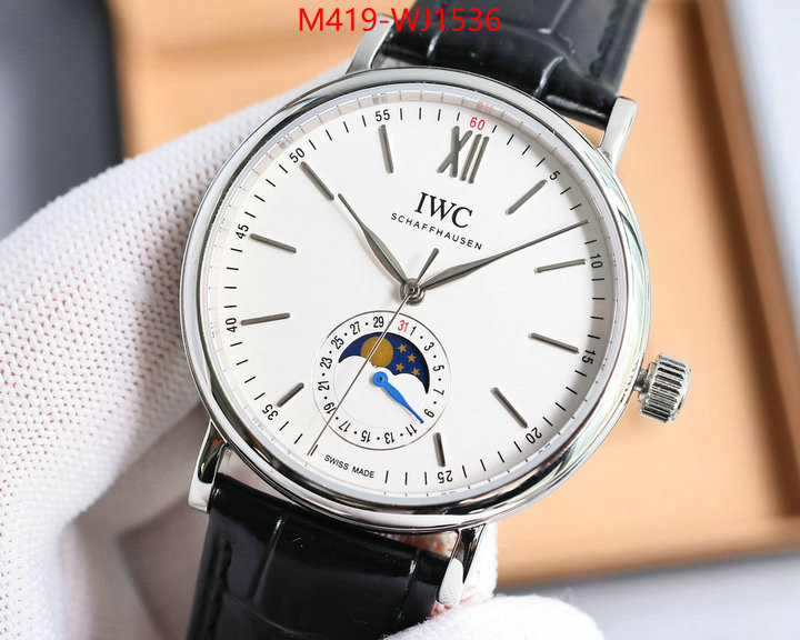 Watch(TOP)-IWC buy ID: WJ1536 $: 419USD