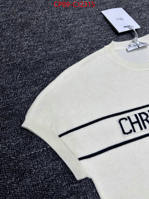 Clothing-Dior store ID: CJ2315 $: 89USD