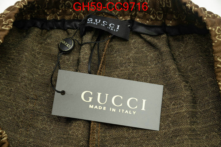 Clothing-Gucci highest product quality ID: CC9716 $: 59USD