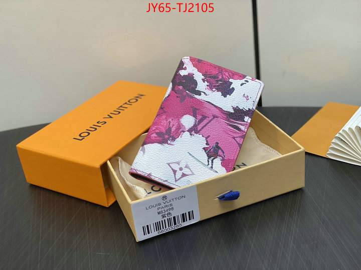 LV Bags(TOP)-Wallet sale outlet online ID: TJ2105 $: 65USD,