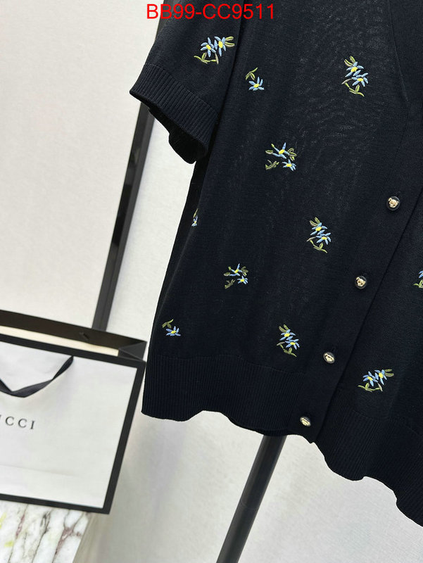 Clothing-Gucci buying replica ID: CC9511 $: 99USD