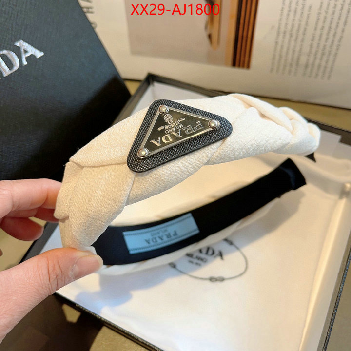 Hair band-Prada high quality customize ID: AJ1800 $: 29USD