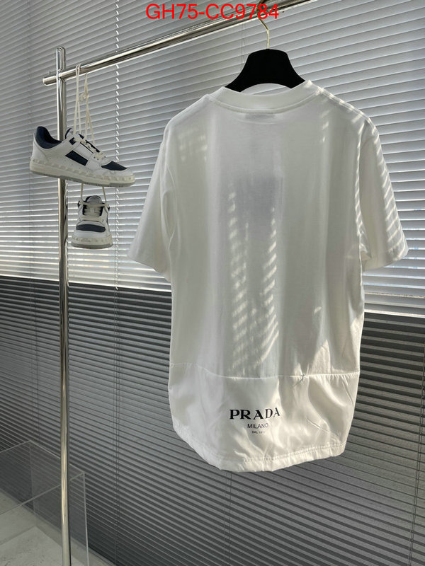 Clothing-Prada what's the best place to buy replica ID: CC9784 $: 75USD