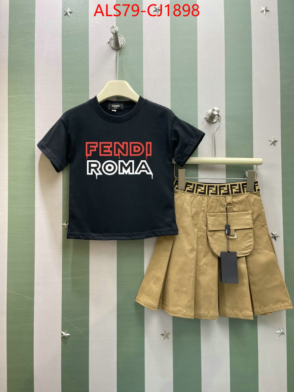 Kids clothing-Fendi 1:1 replica wholesale ID: CJ1898 $: 79USD