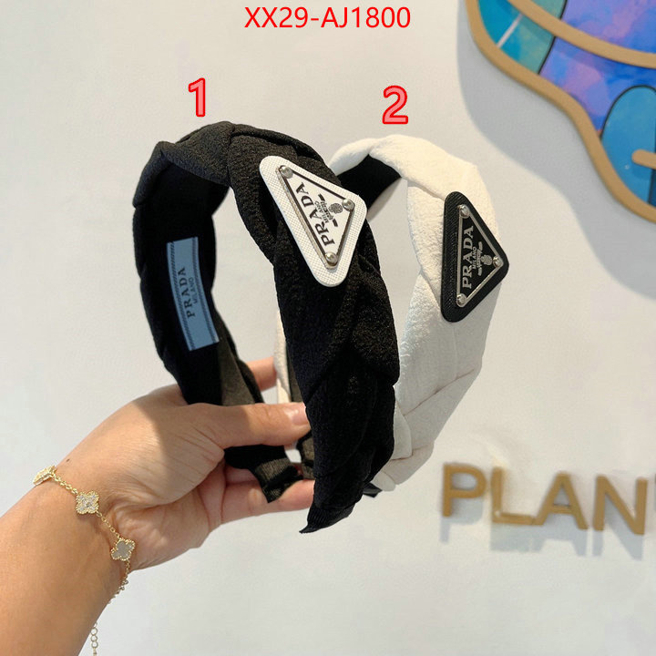 Hair band-Prada high quality customize ID: AJ1800 $: 29USD