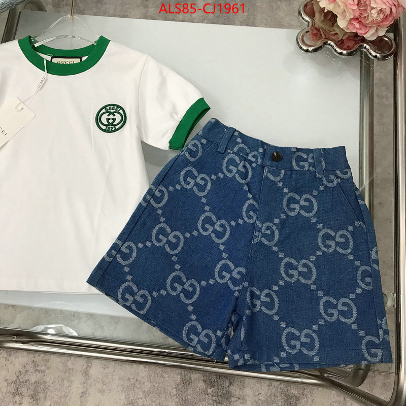 Kids clothing-Gucci luxury fake ID: CJ1961 $: 85USD