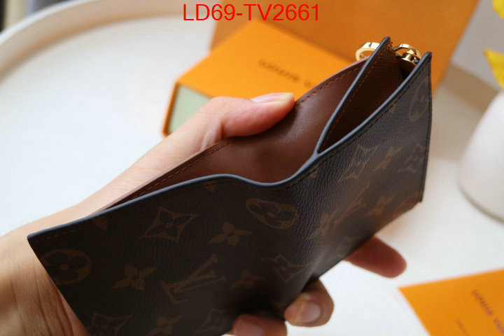 LV Bags(TOP)-Wallet high quality customize ID: TV2661 $: 69USD,