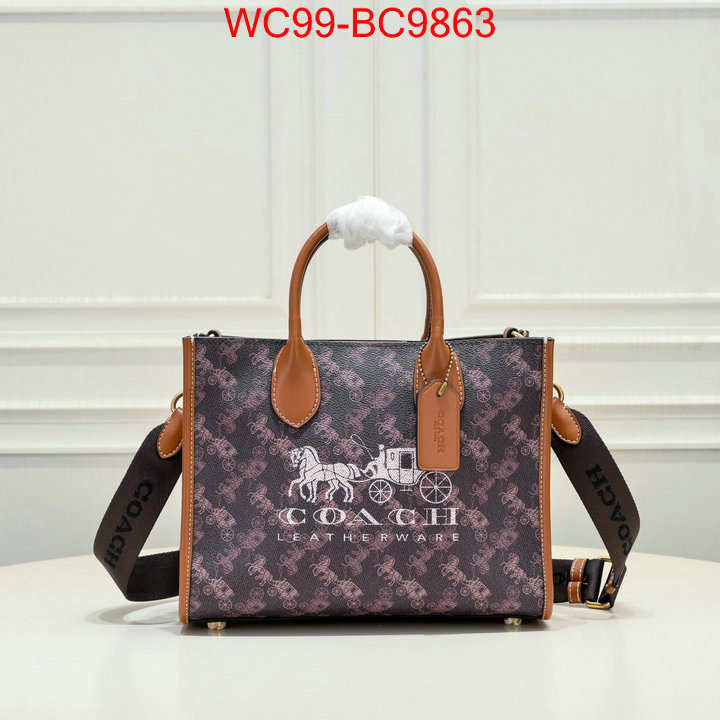 Coach Bags(4A)-Handbag- practical and versatile replica designer ID: BC9863 $: 99USD,