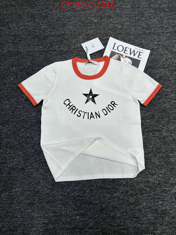 Clothing-Dior replica 1:1 high quality ID: CJ2316 $: 119USD