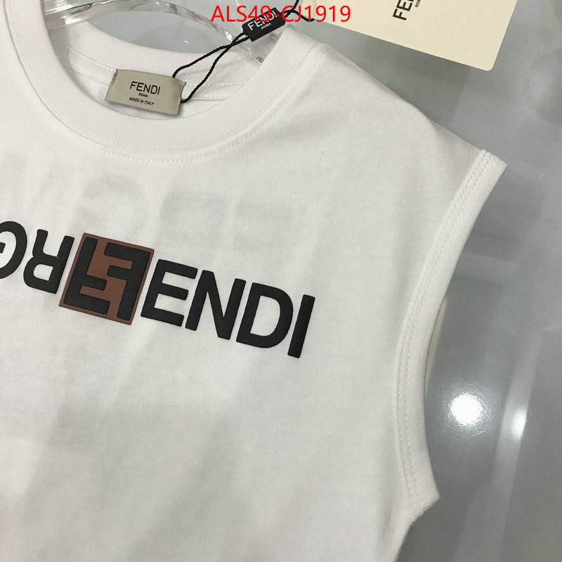 Kids clothing-Fendi wholesale 2024 replica ID: CJ1919 $: 49USD