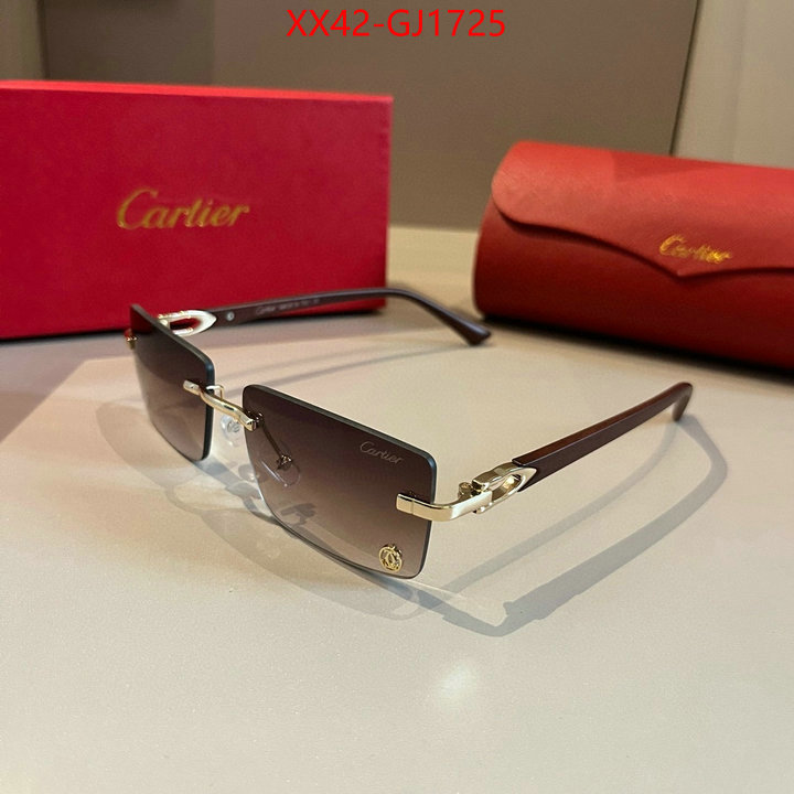 Glasses-Cartier best quality designer ID: GJ1725 $: 42USD