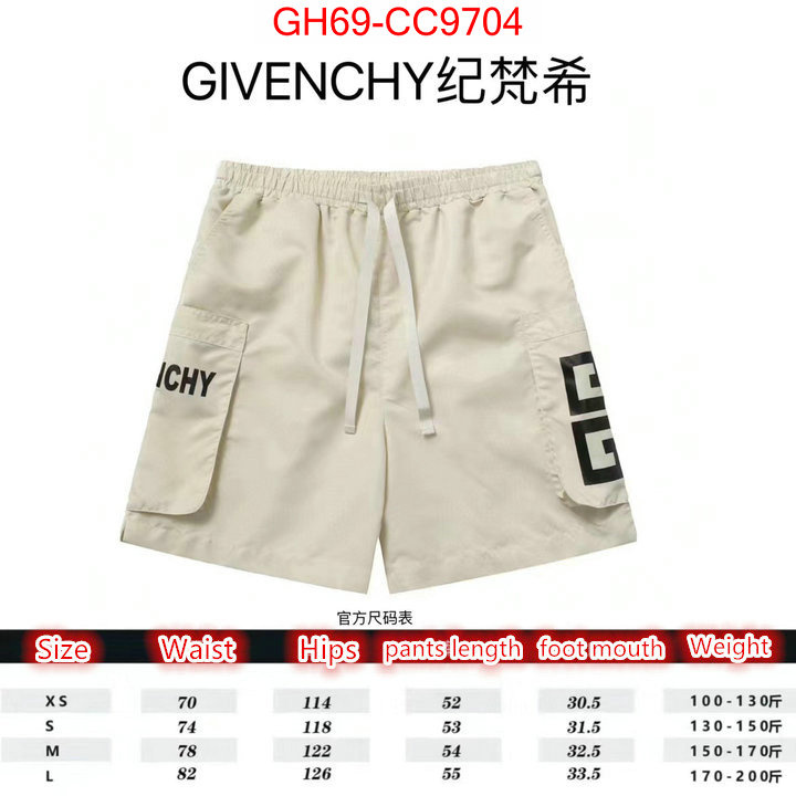 Clothing-Givenchy fashion designer ID: CC9704 $: 69USD