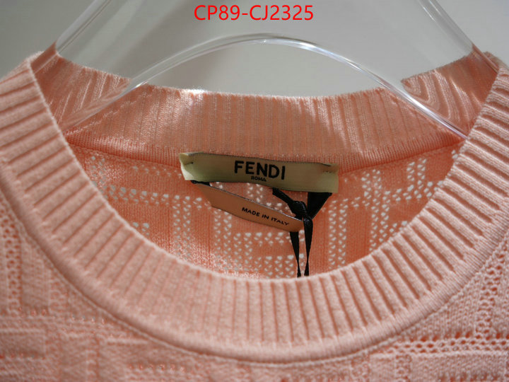 Clothing-Fendi cheap wholesale ID: CJ2325 $: 89USD