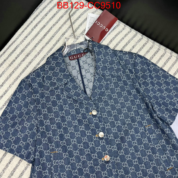 Clothing-Gucci where should i buy to receive ID: CC9510 $: 129USD