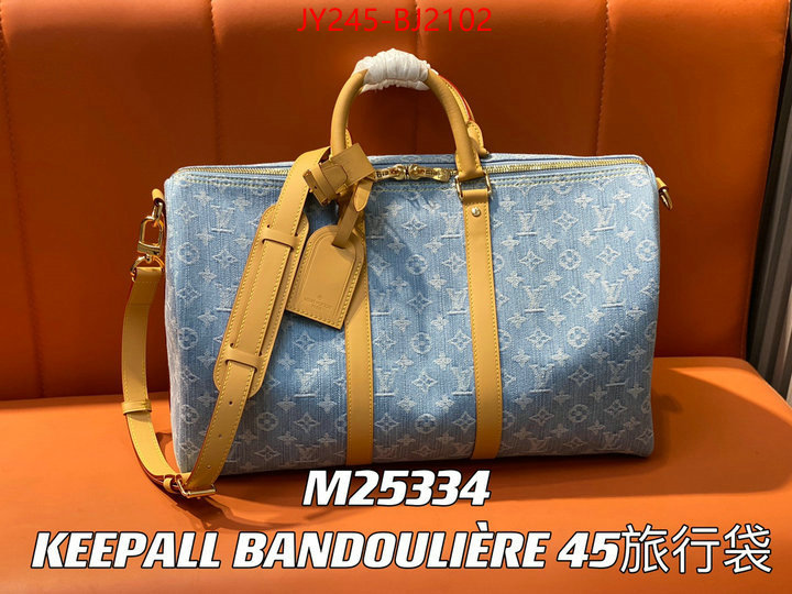 LV Bags(TOP)-Keepall BandouliRe 45-50- new 2024 ID: BJ2102 $: 245USD,