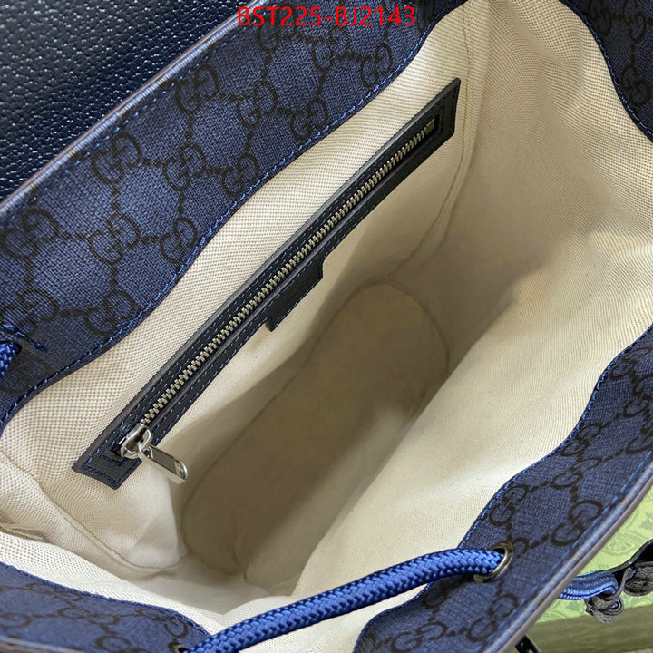 Gucci Bags(TOP)-Backpack- outlet 1:1 replica ID: BJ2143 $: 225USD,