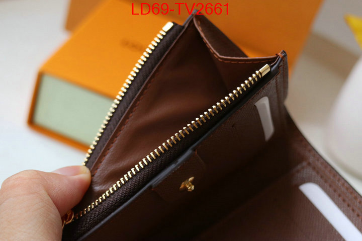 LV Bags(TOP)-Wallet high quality customize ID: TV2661 $: 69USD,