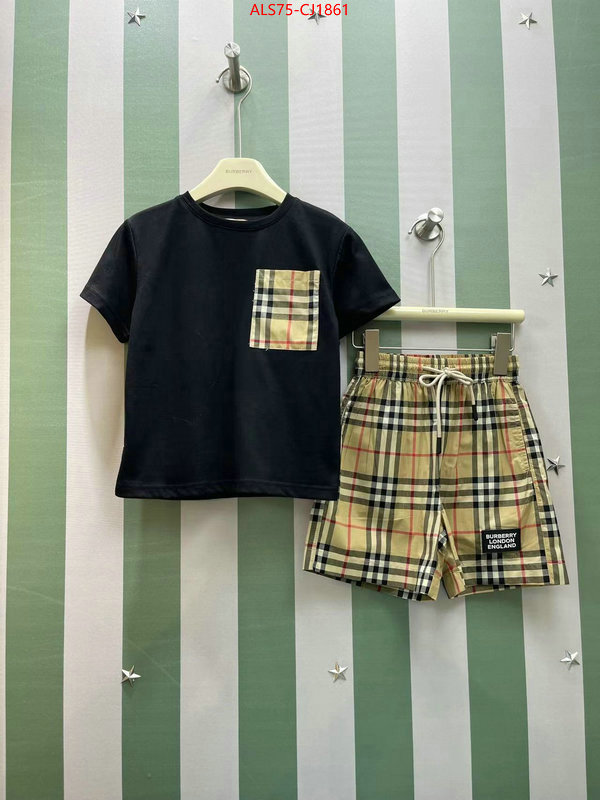 Kids clothing-Burberry good quality replica ID: CJ1861 $: 75USD