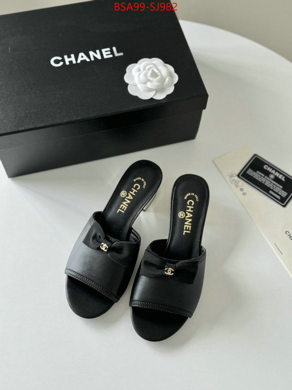 Women Shoes-Chanel high-end designer ID: SJ982 $: 99USD