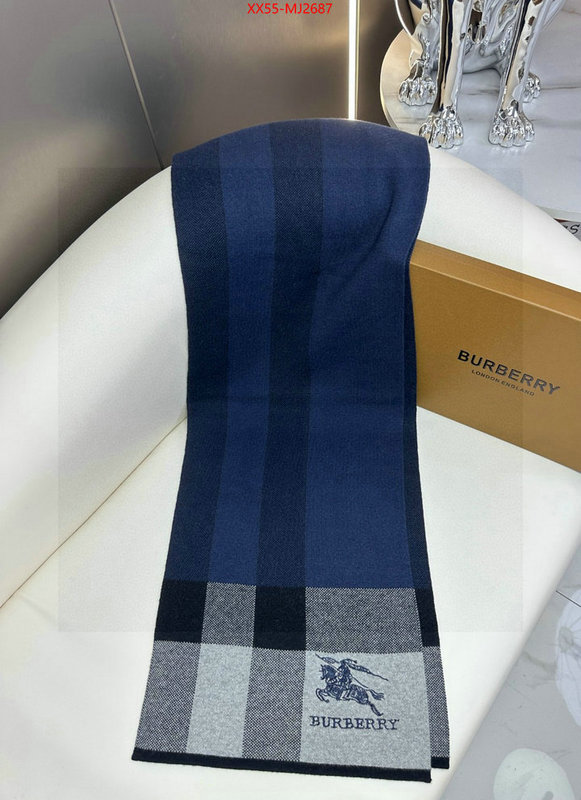 Scarf-Burberry fashion replica ID: MJ2687 $: 55USD