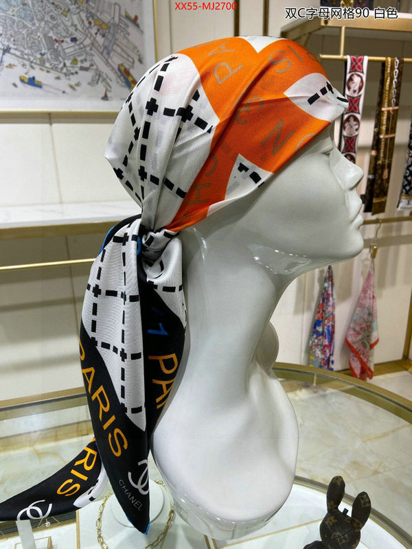 Scarf-Chanel brand designer replica ID: MJ2700 $: 55USD