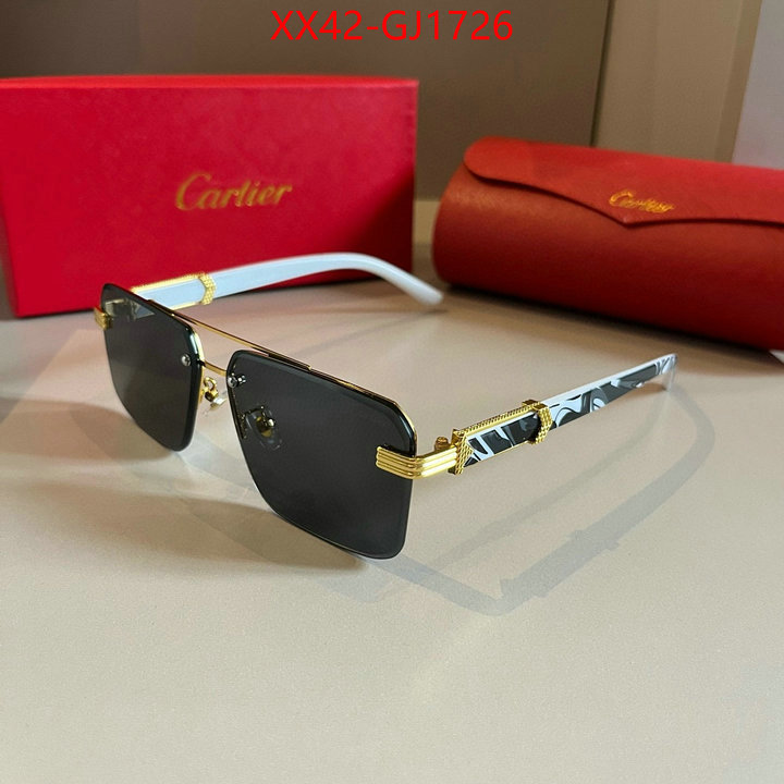 Glasses-Cartier from china 2024 ID: GJ1726 $: 42USD