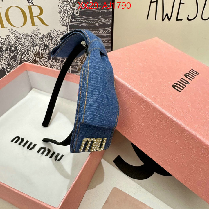 Hair band-MIU MIU cheap ID: AJ1790 $: 29USD